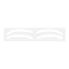 100 Pcs Eyebrow Stencil Stickers Adhesive Disposable Brow Shaping Mapping Guide Tape for Tinting Makeup C Type