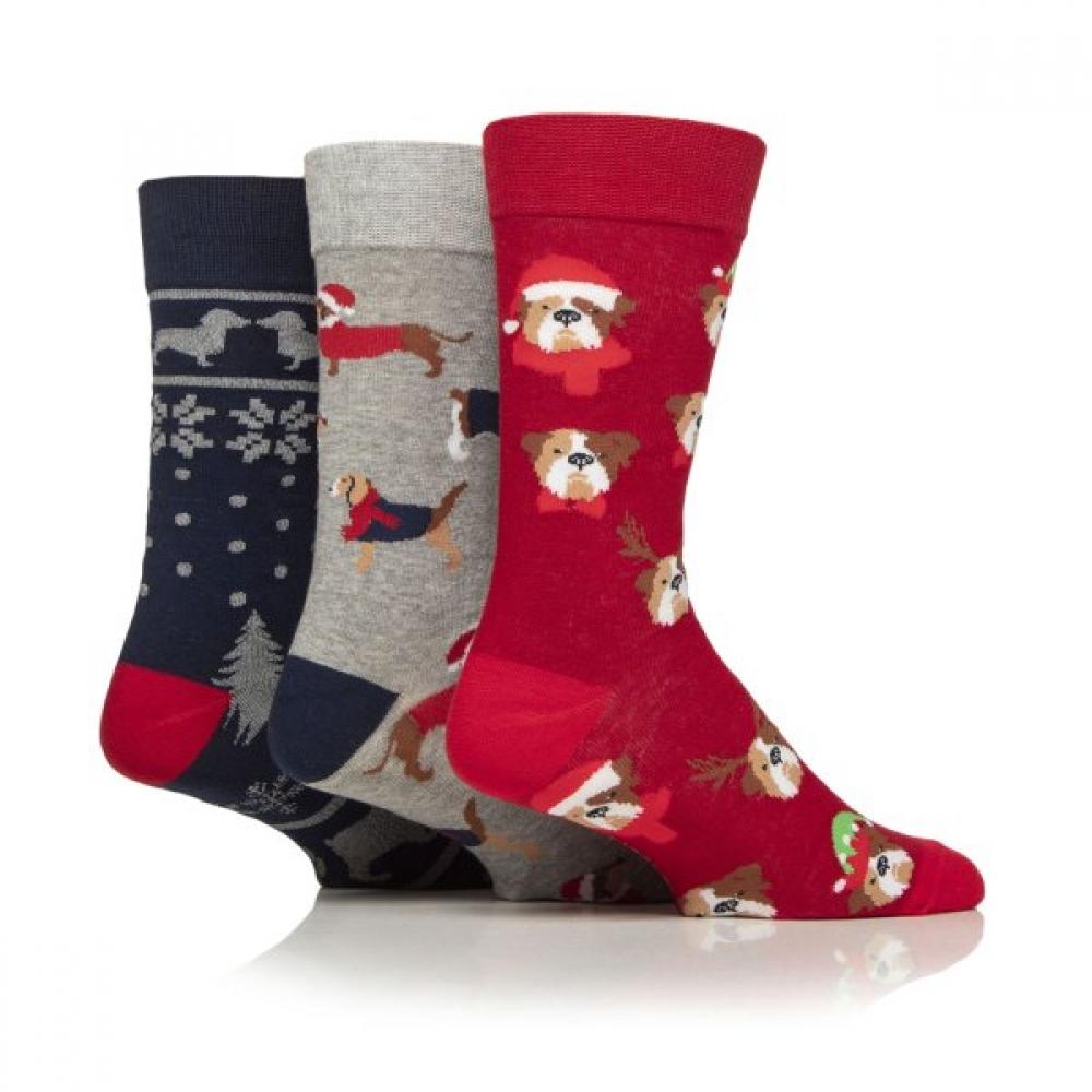 Sock Shop Мужской набор носков Санта-собака Dogs