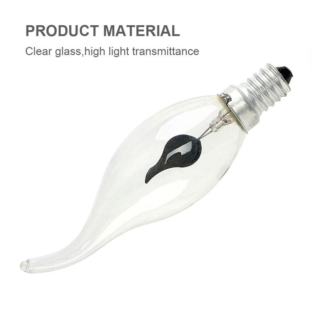 LED Flame Tip Design LED Flame Bulb Filament Style Nature Fire Effect Flickering Light Bulb Vintage Filament Bulb Bar Decor