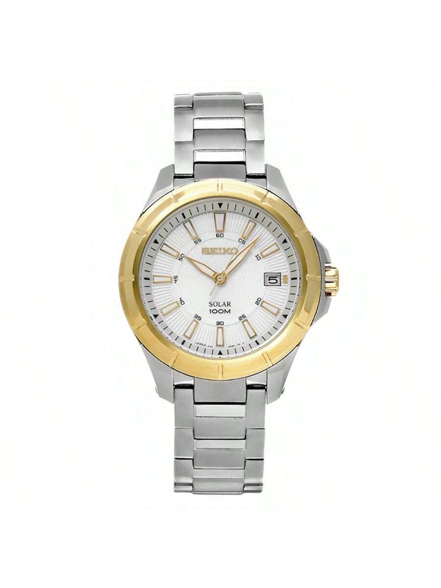 

SEIKO Men s SEIKO Solar Energy Business Casual waterproof quartz SNE084J1 білий