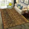 3D Egyptian Pharaoh Hieroglyphics Carpet Rug for Home Living Room Bedroom Sofa Doormat Decor,kids  Area Rug Non-slip Floor Mat
