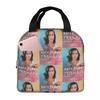 Katys Perrys The Lifetimes Tour 2025 Y2K Insulated Lunch Bag for Women Office Cooler Thermal Food Box Tote Lunch Boxes Container