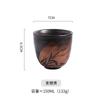 Export Japanese-Style Teacup, Water Cup, Coarse Pottery Hand-Painted Cup, Coffee Cup, Clay Small Teacup