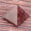 Pyramide de guérison énergétique en cristal de quartz 100 % naturel, décoration d'intérieur