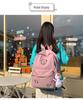 Japanese Ulzzang Style Cute Cartoon Bear Embroidery Soft Girl Backpack