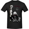 Camiseta Masculina JOISOMI Banda Disturbed Manga Curta para Homens Corte Solto Camisetas para Treino(4)
