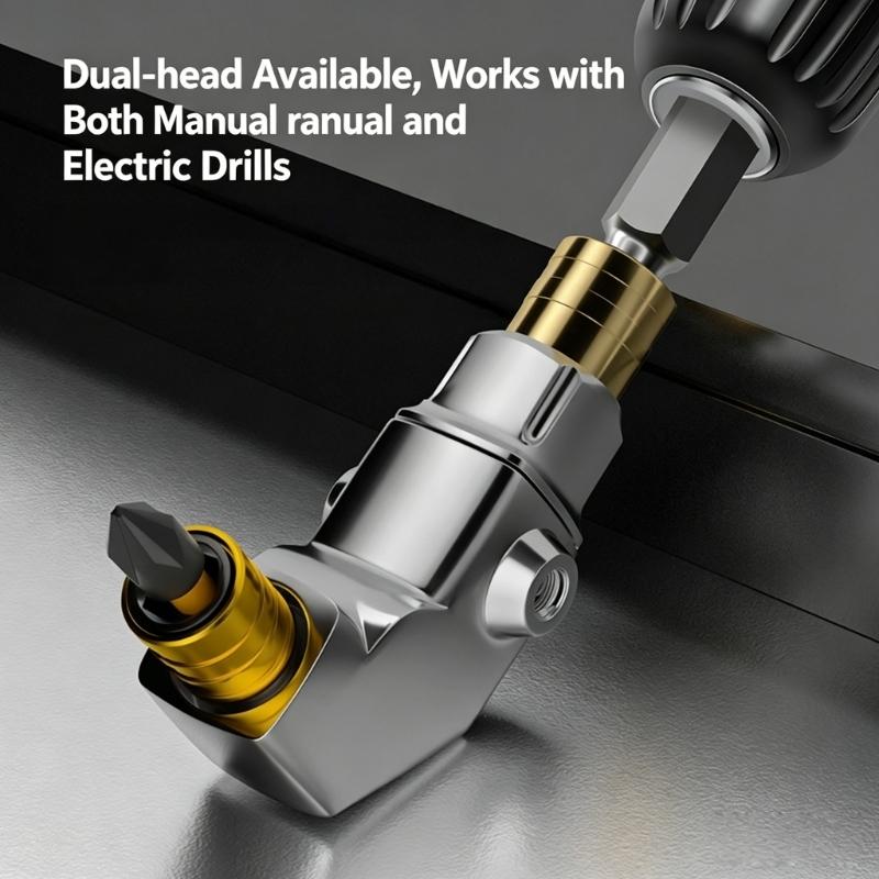 90 Degree Right Angled Screwdriver Holder Drive Bit Angled Extension Electric Screw Driver Power Tool Accessories