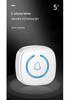 Split-Type Wireless Smart Doorbell with Motion Sensor and Dual Chimes