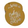 Inkdotpot Real Gold Foil Baby It's Cold Outside Baby Shower Tags Favor Hang Paper Tags 100