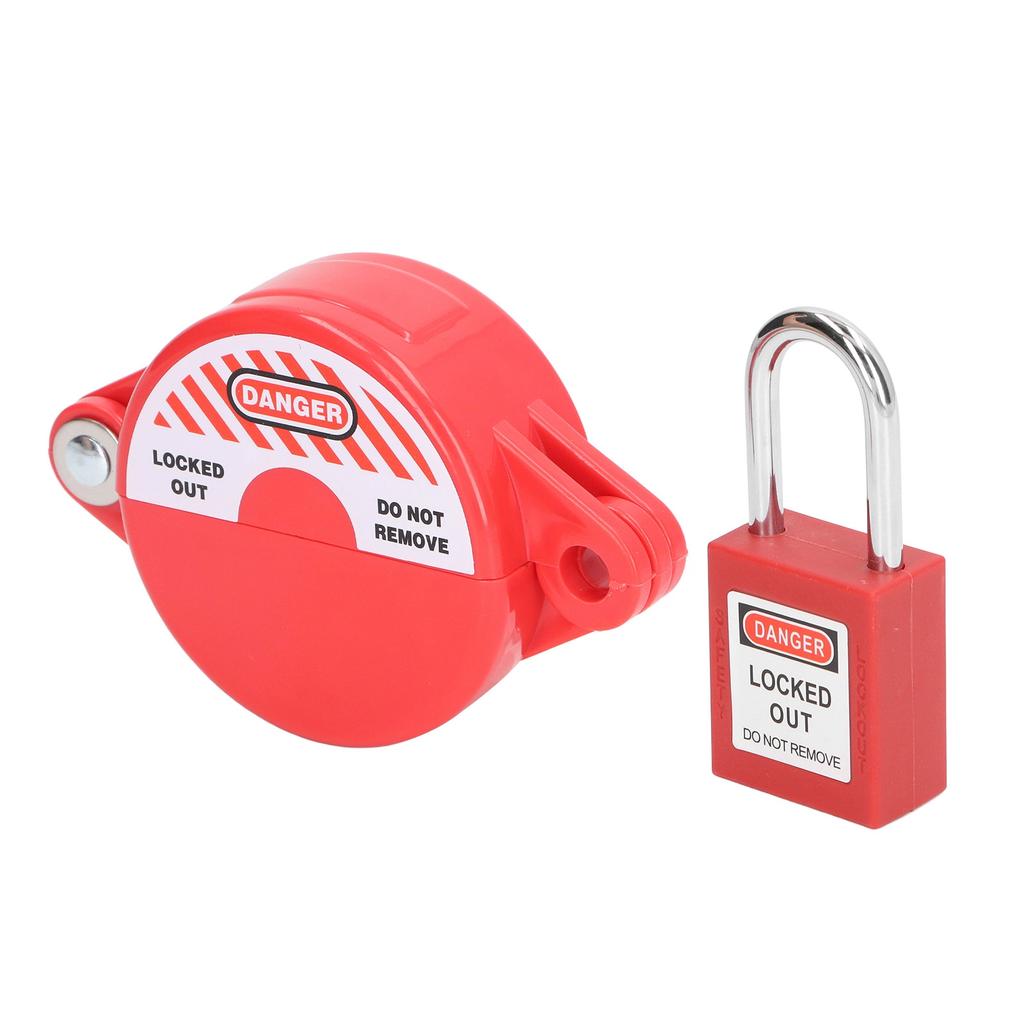 Gate Valve Lockout Set Lockout Tagout Valve Set for Outdoor Garden 25mm To 64mm Stem
