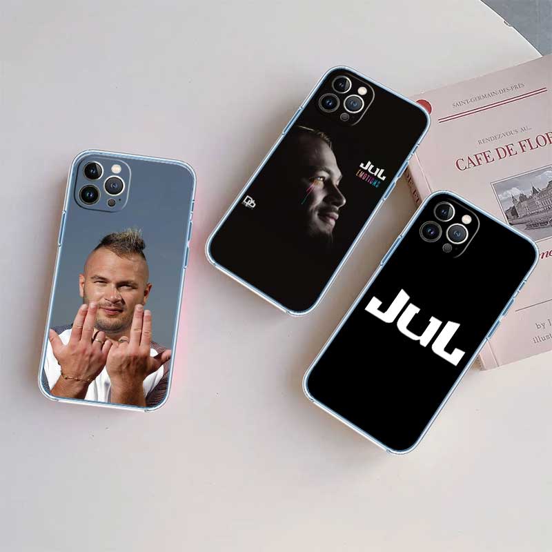 Julien Mari Jul Transparent Phone Case for Motorola Moto G7 G8 G9 G84 G85 G73 G24 G15 Z2 Play Power Plus