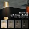 Rechargeable 3 Color Stepless Dimming Desk Lamp Portable LED Desk Lamp for Restaurant Bedroom Bars Home Creative Deco Lighting