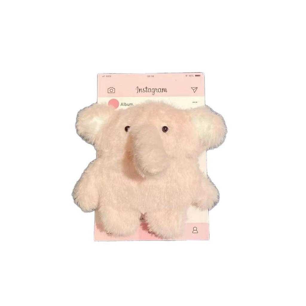 Autumn and winter new pink plush baby elephant for AirPods/por/1 wireless bluetooth headset case
