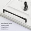 23mm-205mm Modern Cabinet Handle Furniture Hardware Handle Gold Kitchen Cabinet Drawer Knob Handles For Kitchen Cabinets