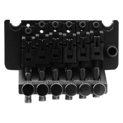 Musiclily Pro BL002 Tremolo Unit Bridge, 10.8mm Pitch, 34mm Brass Block, for Floyd Rose Electric Guitars, Black