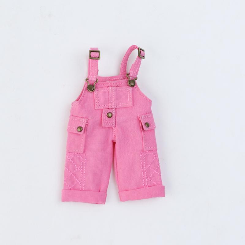 Ob11 Doll Clothes Fashion Tops Jeans Denim Overalls Cute Multi-color Working Outdoor Pants For 1/12 Bjd Dolls Accessory