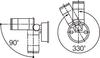 Panasonic Spotlight LGW40183LE1 60 Type Diffusion Off Black