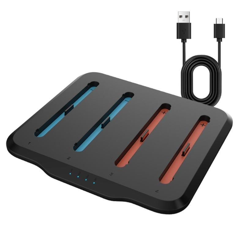 

Small ABS Switch2 Gamepad Charging Base Simultaneously strength 4 Devices Safely 1