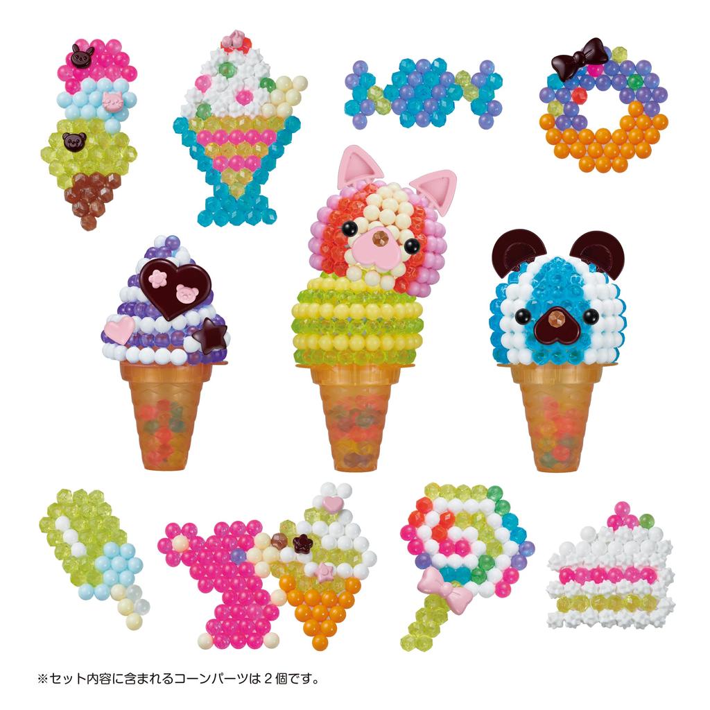 Aquabeads Set Eis ST Mark Alter 6 und Bau EPOCH All-in-One "Happy Shop" AQ-S103, Zertifiziert, Hoch, Wasserbasiert, Spielzeug, Aquabeads,