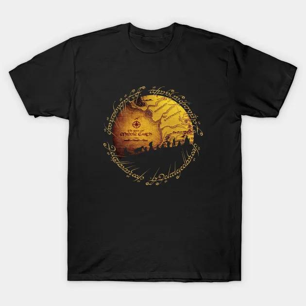 The Realm of Middle Earth TShirt 100 Cotton ONeck Summer Short Sleeve Casual Unisexs Tshirt Size S3XL S