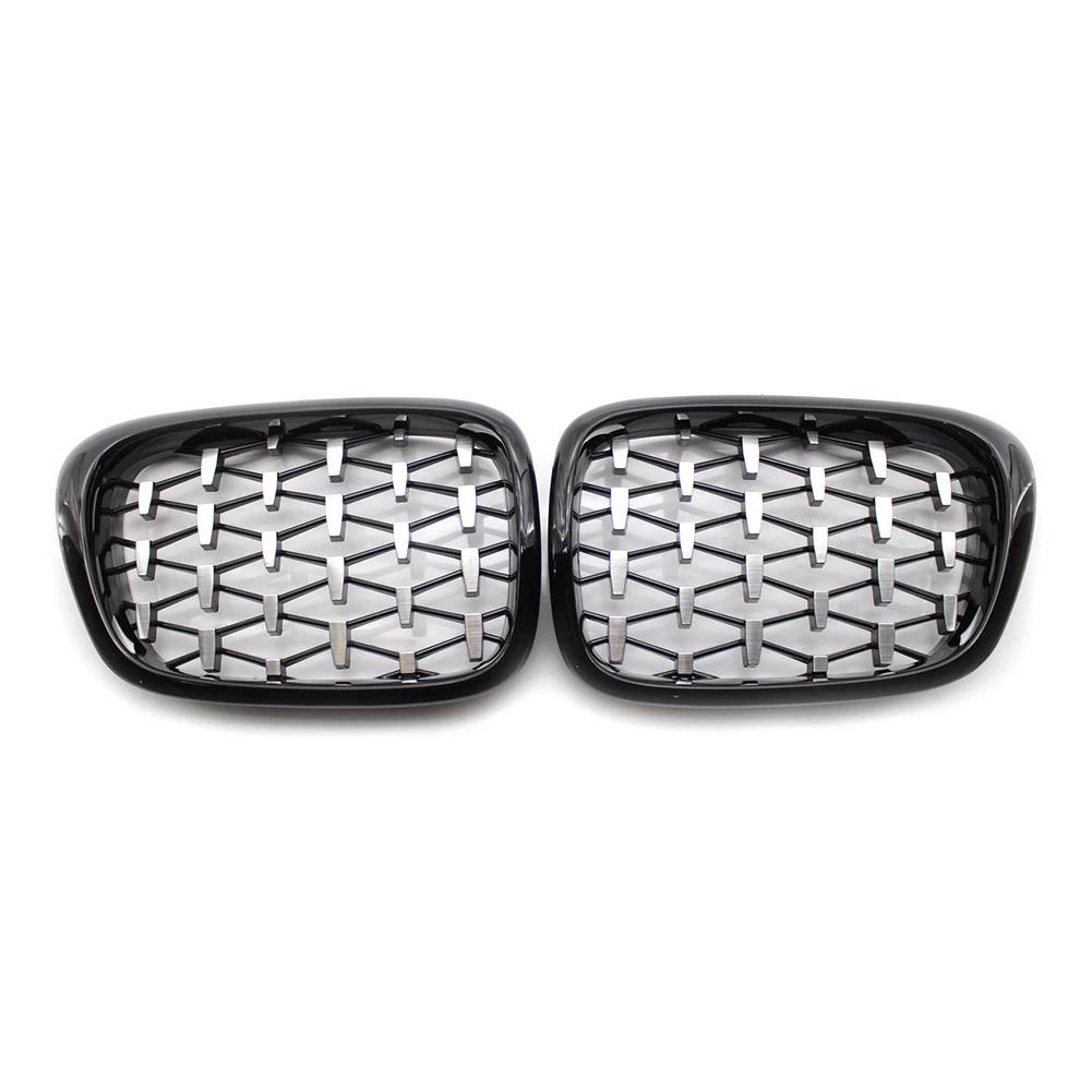For BMW 5 Series E39 1999 2000 2001 2002 2003 Front Hood Kidney Bumper Racing Grille Mesh Grill Car Replacement Accessories