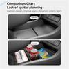 Center Central Glove Storage Organizer Multi-grid Box Cover Fit For Hyundai Tucson NX4 2025 2026 Plastic Accessories