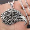 Retro Eagle Animal Pendant Necklace Trendy Men's Hip Hop Necklace Accessories