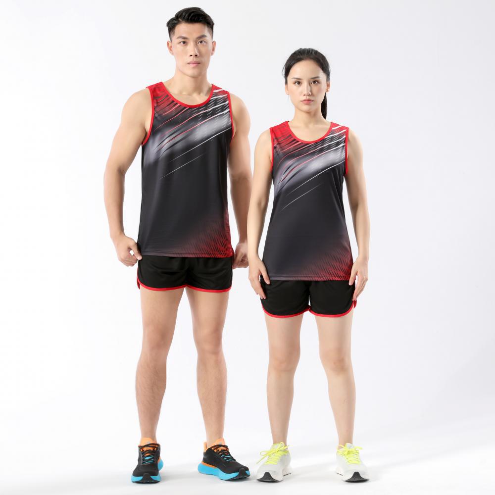 Unisex Track & Field Training Suit - Breathable Marathon & Sprint Set Women L