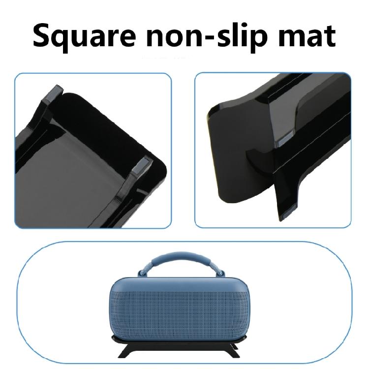 Elegant Acrylic Stand for Speaker Anti-Skid Large Base Stability & Organized Desktop Display 6mm Thick