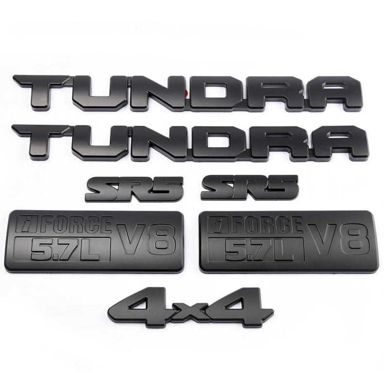 Toyota Tundra Emblem Cover: ABS Decal for Pickup Truck.