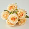 Decorative Artificial Rose Vivid Realistic Exquisite DIY Anti-fade Table Centerpieces Faux Silk Flower Home Decor
