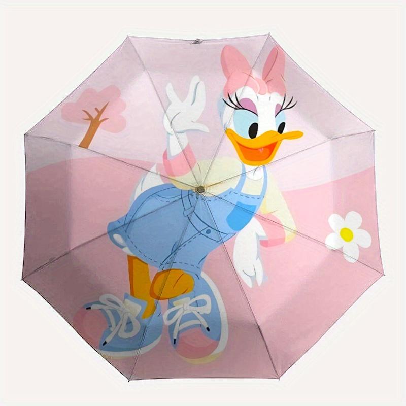 

1pc Daisy Duck Automatic Umbrella 8-Bone Design Compact Gear for Outdoor Travel,, Perfect Gift for Friends Birthdays yy250815012