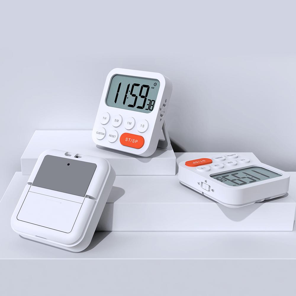 Digital Kitchen Timer Magnetic Count UpDown Clock with Custimize Function Stand and Large LCD