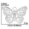 Silver Color Animal Pendant Owl Flamingo Butterfly Stainless Steel Pendants For Jewelry Making Supplies Birds Charm DIY Findings