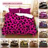 1PC Leopard Print Pattern Bedding Quilt Set Quilt Cover Pillowcase Home Decoration Birthday Gift (1 * Duvet Cover + 7 * Pillowcase, Without Core)