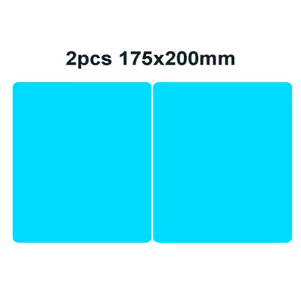 Car Rearview Mirror Film 2Pcs Side Window Rainproof Clear Film Anti Fog Window Mirror Protective Sticker