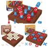 Wooden Table Board Games ABS Tick Tac Toe Decorative Board Funny   Kids Gifts