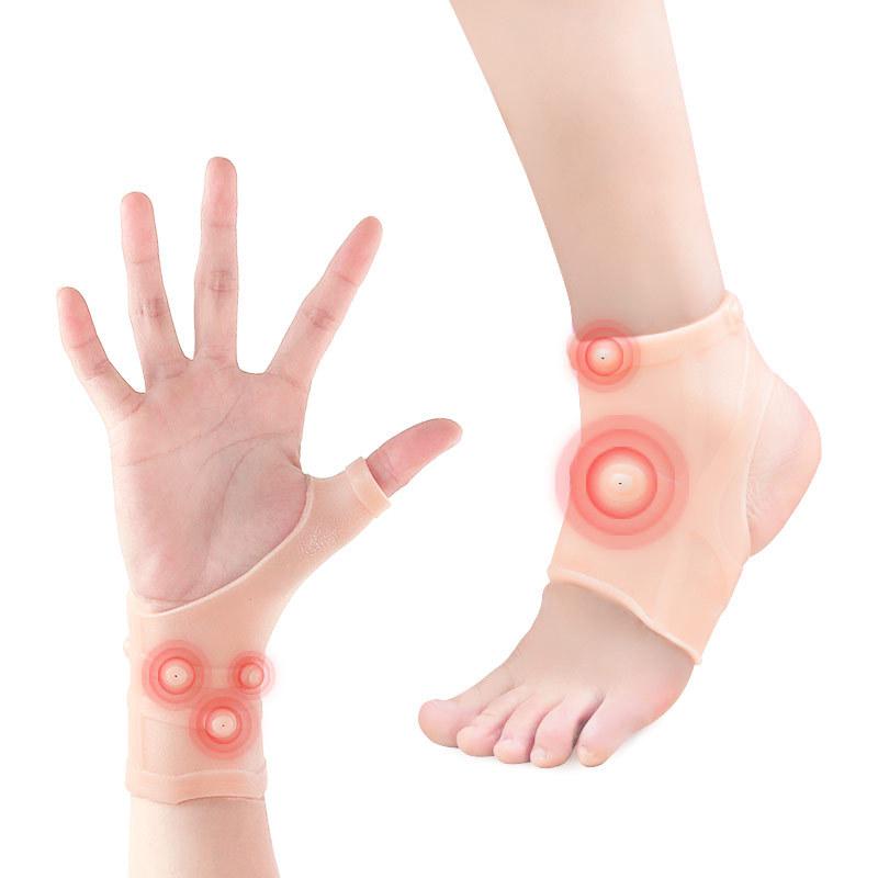 SEBS Magnet Protector Outdoor Riding Soft High Elastic Protection Sports Ankle Bracer Magnet Protector Set