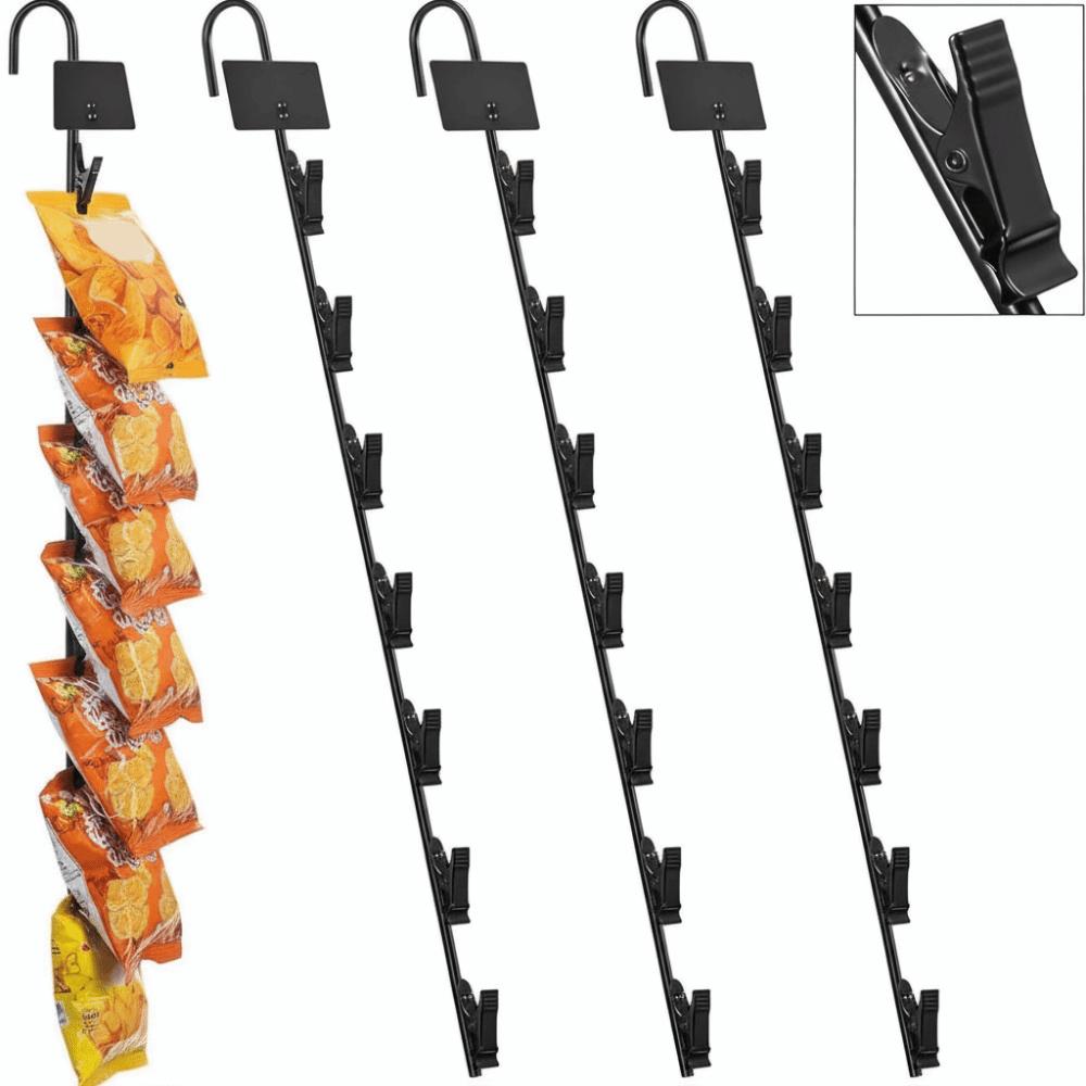 Portable Metal Hanger Strip Metal Bagged Snack Holder Hanging Merchandise Strip Convenience Store