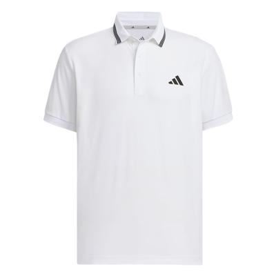 Comfortable Fashionable Simple Versatile Short Sleeve Polo Shirt Men Tops White JE7132