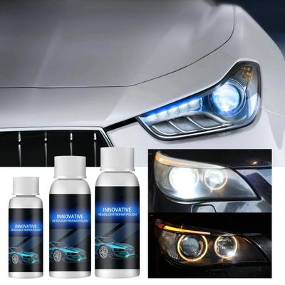 Kit de réparation de phares de voiture, solution de revêtement, revêtement d'oxydation pour rétroviseur, polissage des phares, liquide anti-rayures, lavage de voiture
