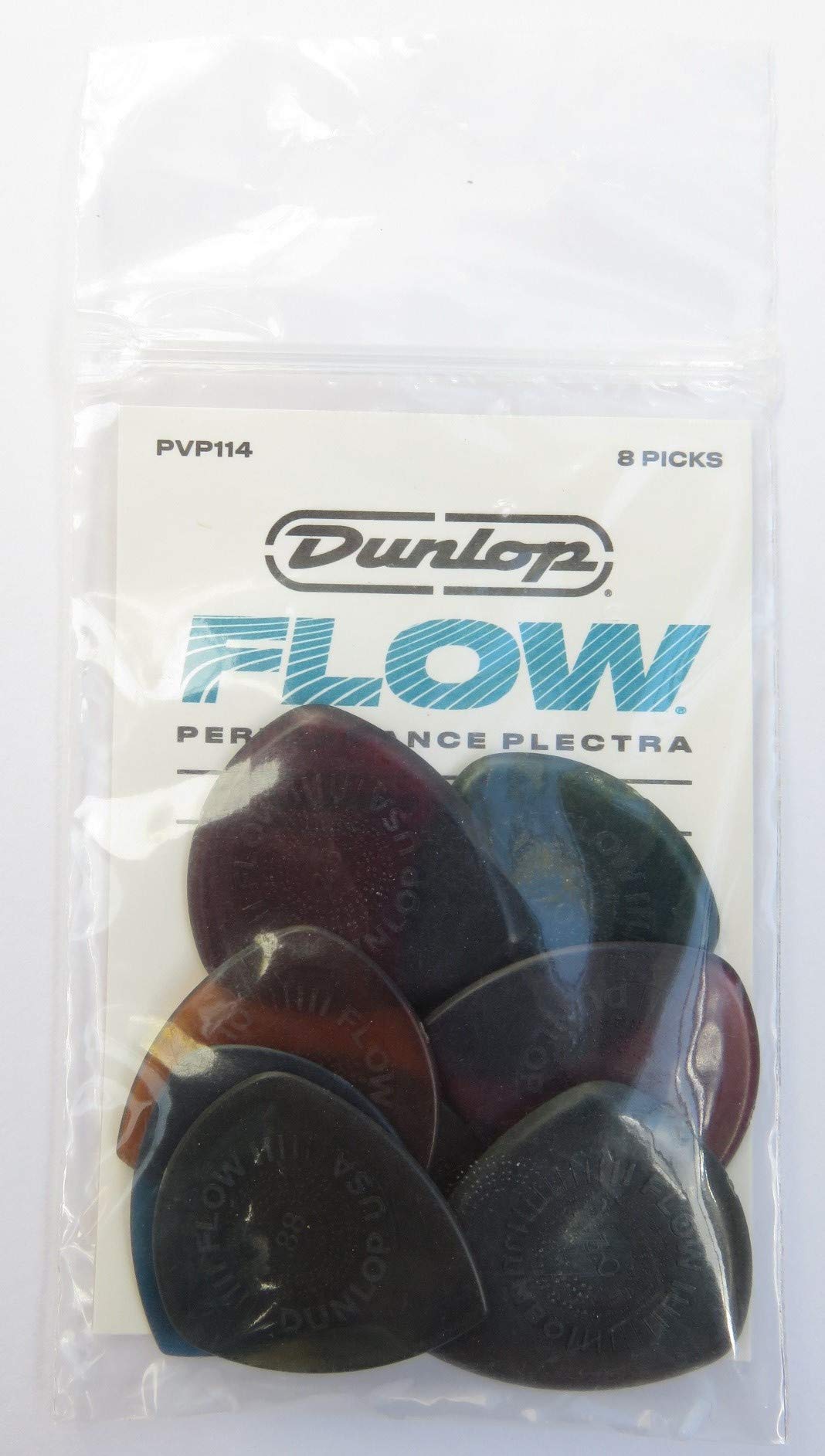 

Dunlop PVP114 Pick Variety Pack FLOW PERFORMANCE PLECTRA Variety Pack 8 pieces [item]