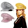 Gold Captain Cap Boost Party Vibe Air Force Hat Pilot Captain Hat  Halloween Christmas