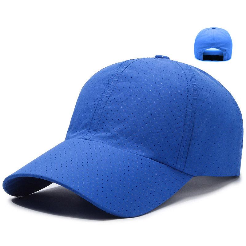 

Elastic Band Adjustable Quick-drying Hats for Men and Women Thin Breathable Mesh Glossy Baseball Hats Adjustable 55-60cm