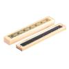 Nan Bamboo Carved Incense Stick Box and Agarwood Burner - Bamboo Hollowed-out Design for Home Use.