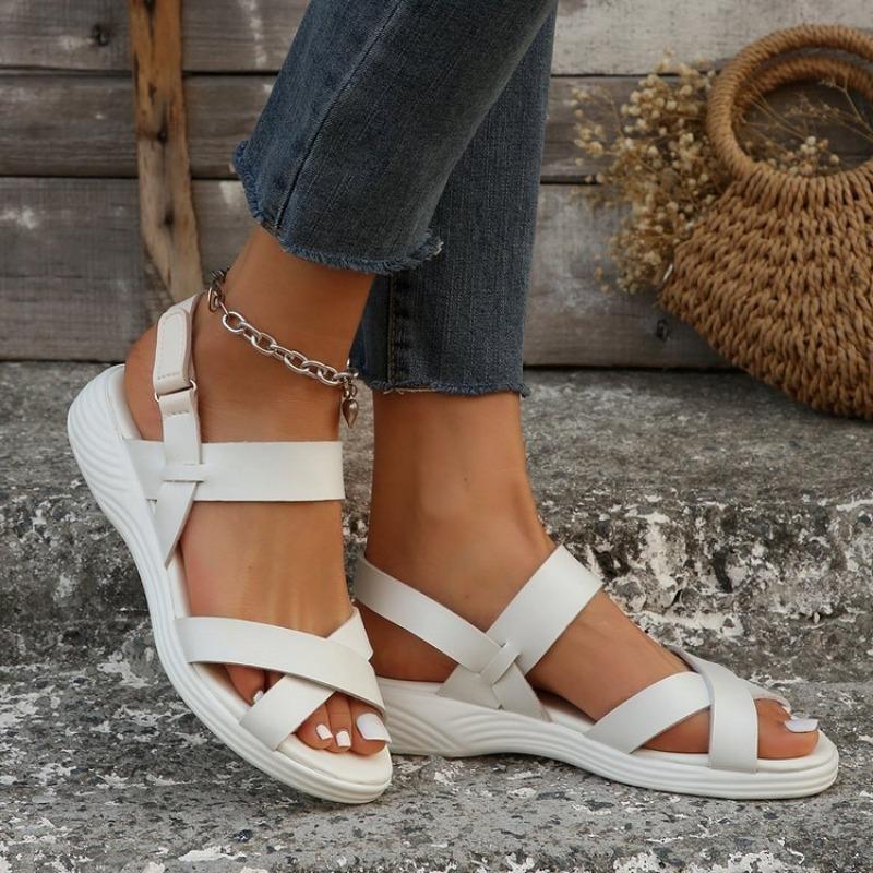 Large size sandals women's summer post-trip sandals TEUM explosive sandals