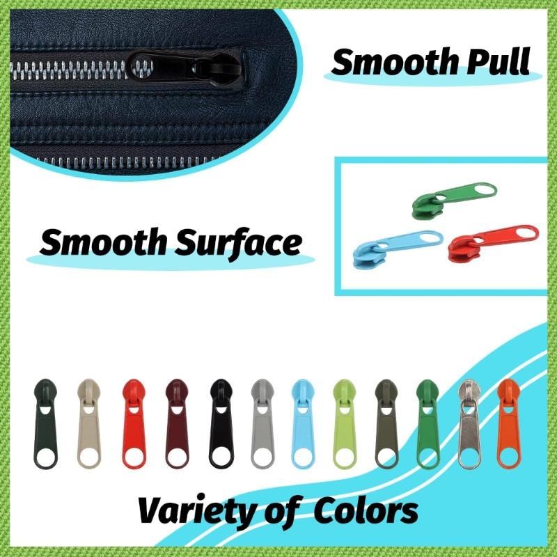 Zippers Repair Kits #3 #5 Sewing Zippers Nylon Coil Zippers for DIY Sewing Craft Clothes Bag Purse Making Supplies