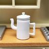 1/12 Scale Dollhouses Metal Coffee Maker Hinged Top Retro Miniature Kitchenware Metal Decorative Prop