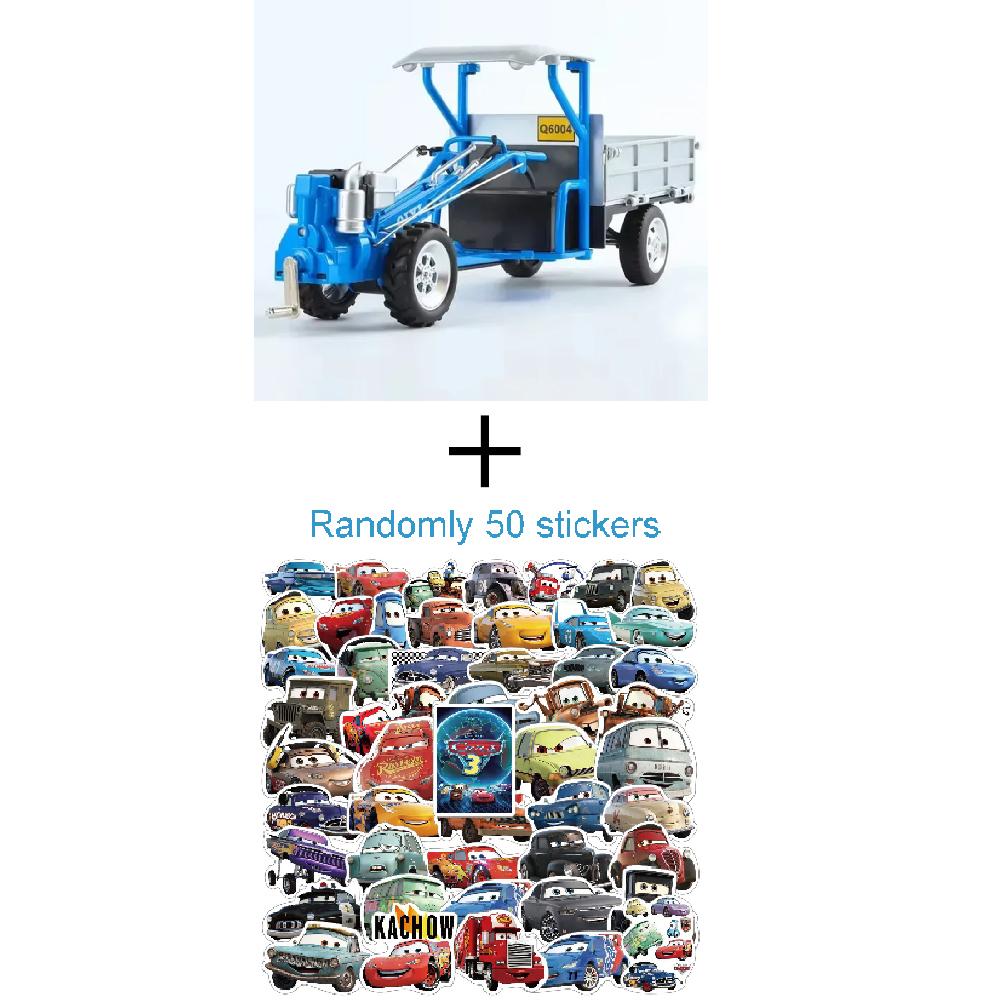 1:16 Scale Retro Walking Tractor Model Toy Car Hand Crank Sound Light Slide Forward Agricultural Vehicle Models Children's Toys