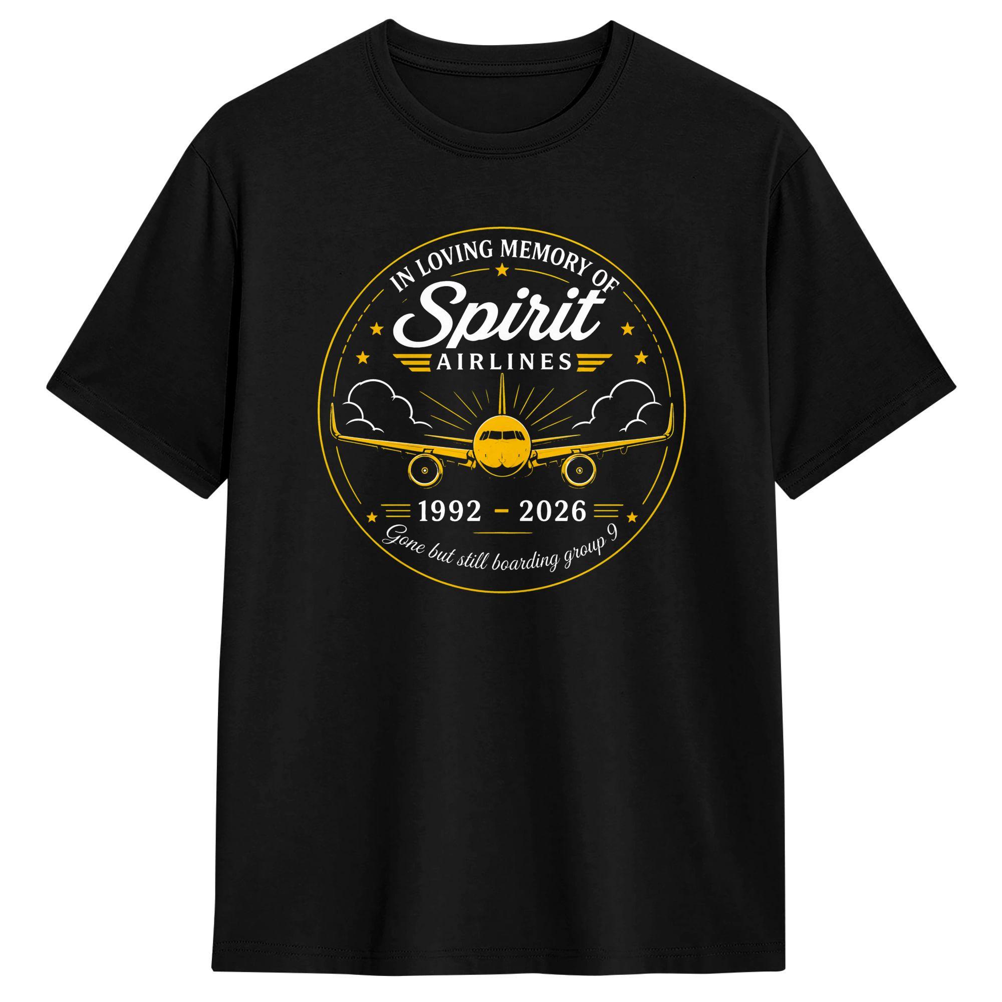 

Spirit Airlines American Airlines Pure Cotton T Shirt For Adult Summer Y2K Casual T Shirts O-Neck Hip Hop Tee Shirt Cheap Tops S разноцветный